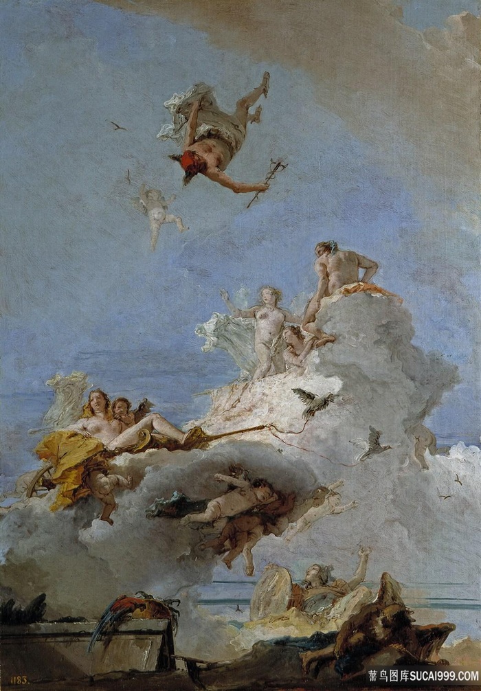 维纳斯的胜利人物油画