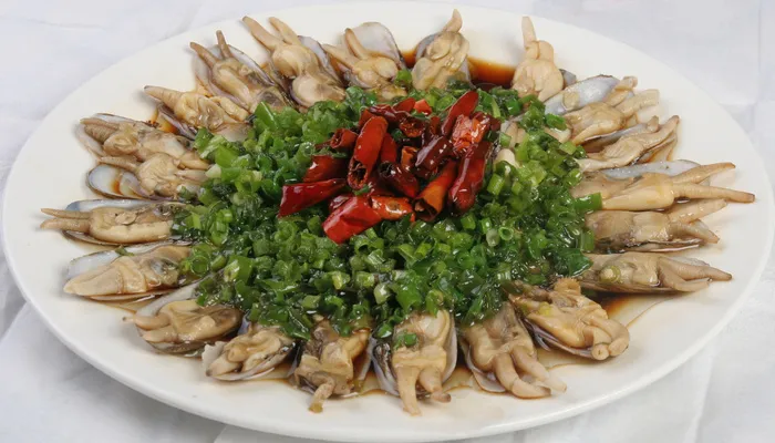 葱油蛏子 26元