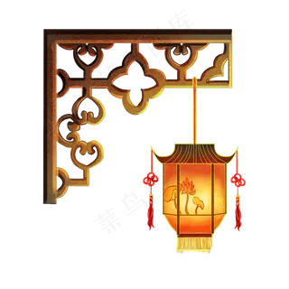 中国风 手绘 卡通元素 传统 复古红 灯笼装饰 PNG 免抠  中国风 手绘 卡通元素 传统 复古红 灯笼装饰 PNG 免抠