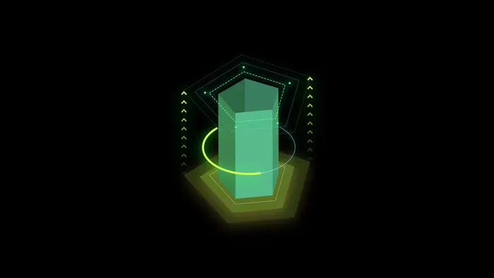 圆柱赛博朋克科技图案素材psd模版下载