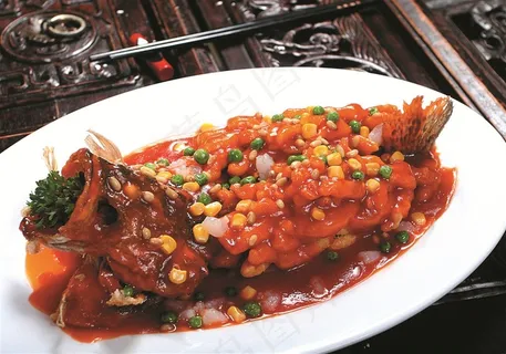 松鼠桂鱼美食素材 松鼠桂鱼美食素材