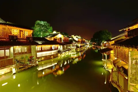 浙江乌镇夜景 浙江乌镇夜景