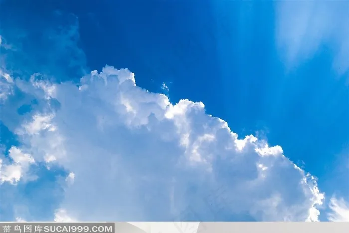 蓝天云朵云层特写