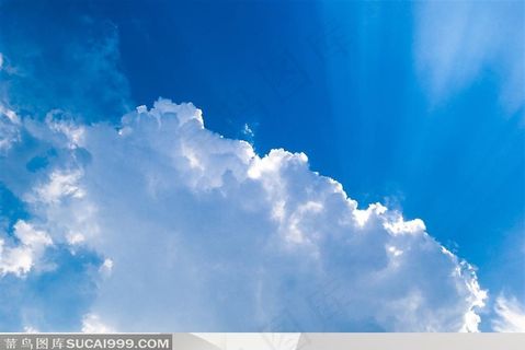 蓝天云朵云层特写 蓝天云朵云层特写