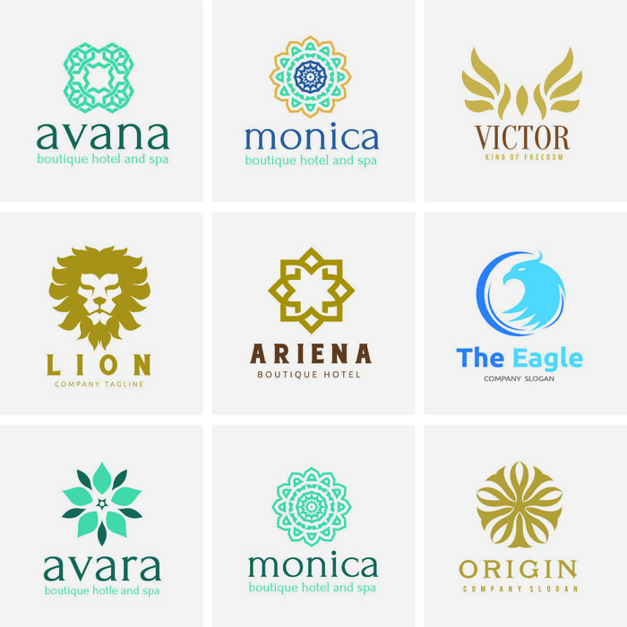 手绘Logo标志素材