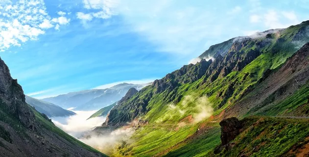 冬天高山背景风景 冬天高山背景风景