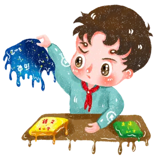 高温学习的学生 高温学习的学生