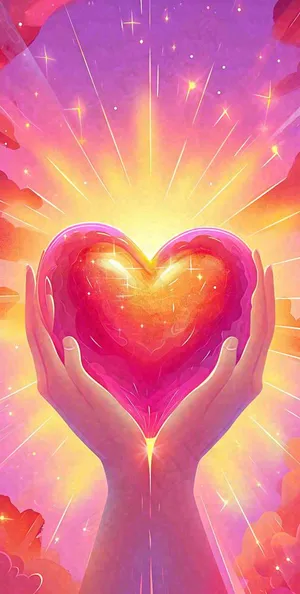 浪漫爱心情人节粉色爱情关爱