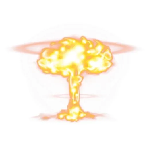 核爆炸 PNG免抠(600x600)