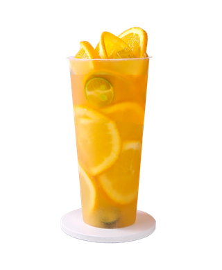 奶茶照片拍摄果汁鲜橙果茶