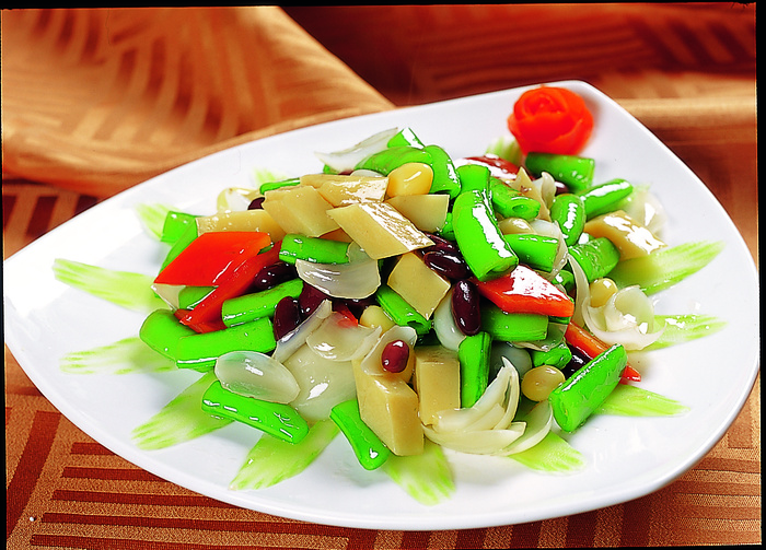 CXC06638银杏脆豆炒鲍粒