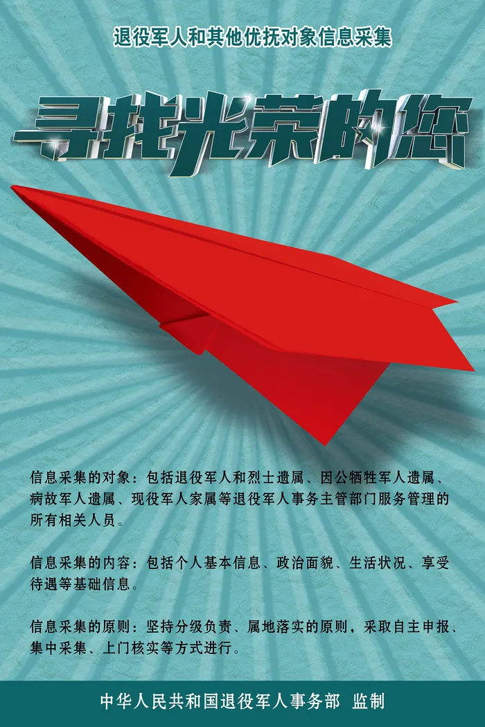 绿色寻找光荣的您优抚征兵海报psd模版下载