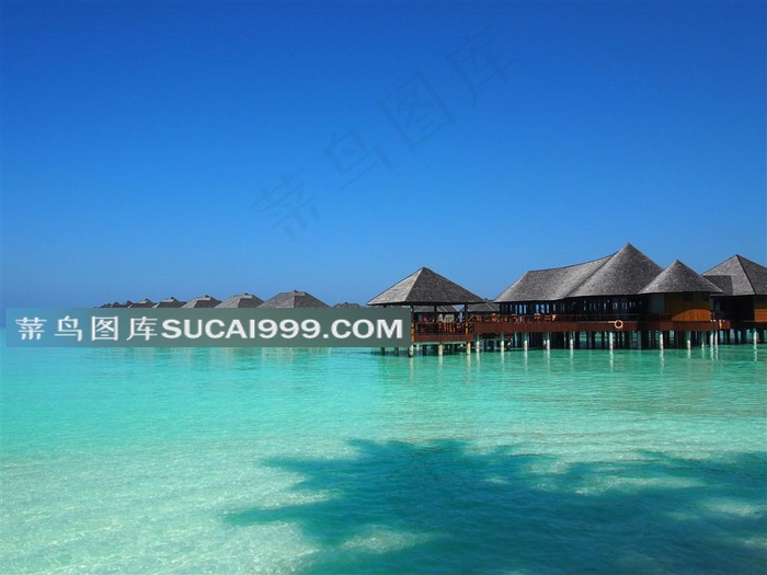 马尔代夫的水屋