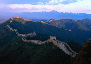 万里长城自然景观图片素材