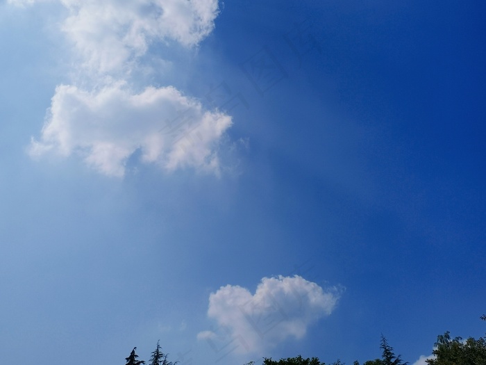 白云天空蓝天风景