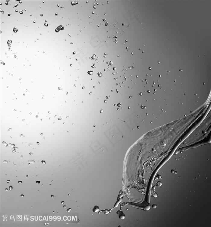 动感泼洒的水纹高清