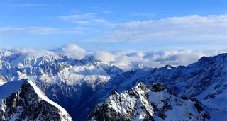 瑞士阿尔卑斯山风景素材图片