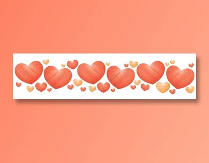 红色卡通爱心素材