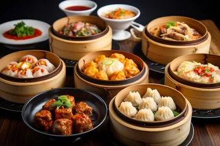 广东早点早茶美食摄影图