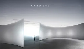 大气未来建筑空间设计PSD分层素材