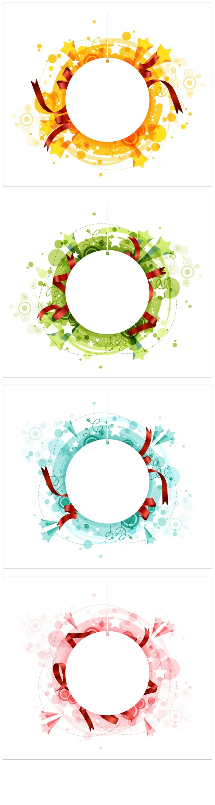 简约风名片海报边框图框素材AI矢量图 (172)ai矢量模版下载