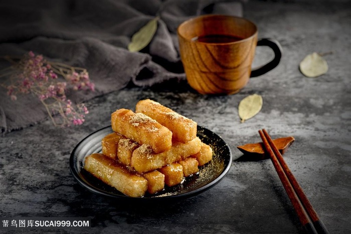 四川特色小吃糍粑中华美食