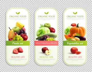 水果和蔬菜有机标签不干胶贴纸