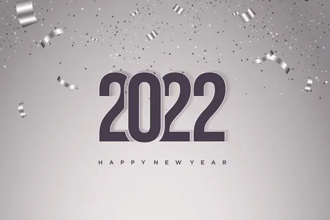 2022创意艺术字体新年虎年圣诞节数字立体质感文字AI矢量设计素材