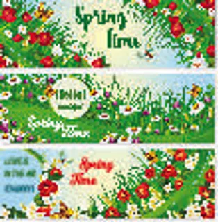 欢迎春天到花开风景