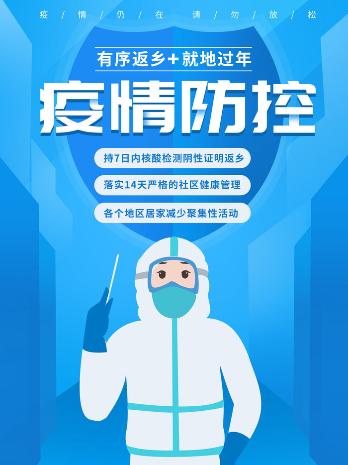 新冠疫情防控商店超市温馨提示进店戴口罩宣psd传海报PS设计素材