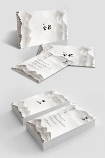 水墨中国风创意公司名片 水墨中国风创意公司名片