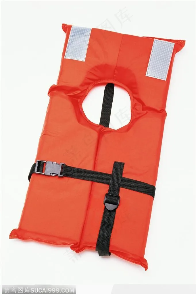 运动装备-橙色的救生衣