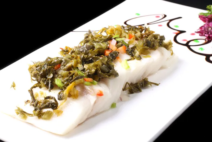 雪菜蒸鳕鱼 (6)