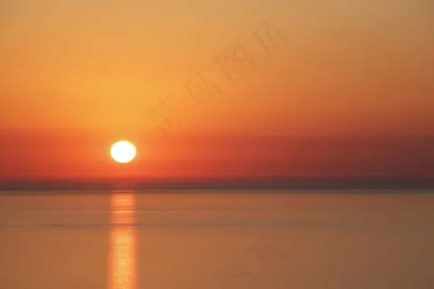 海上唯美夕阳图片 海上唯美夕阳图片