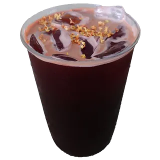 桂花美式咖啡微俯拍免扣素材