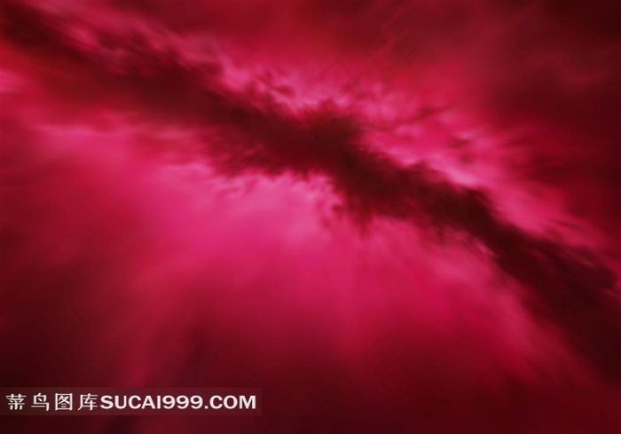 魔法红色天空高清图片