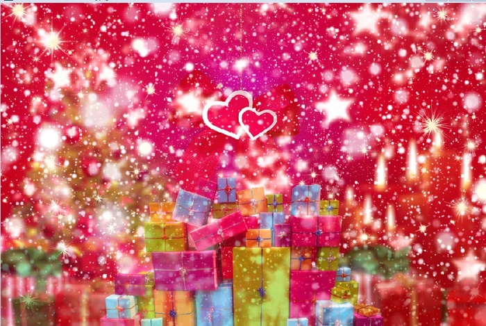 圣诞节冬天背景风景