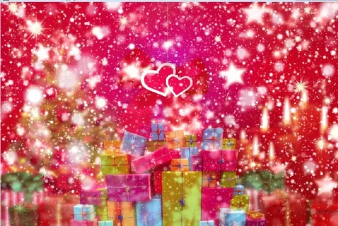 圣诞节冬天背景风景