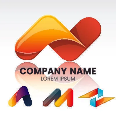 设计公司LOGO素材eps,ai矢量模版下载