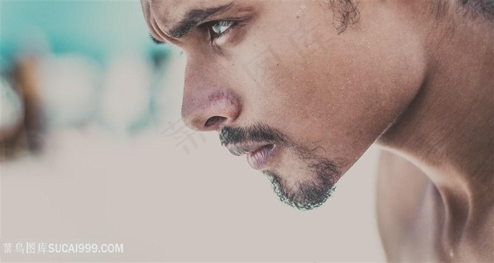 帅哥的侧面图片