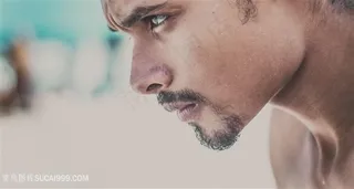 帅哥的侧面图片