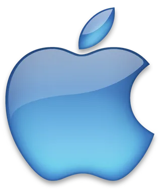 蓝色苹果logo