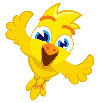 小鸡黄色卡通
