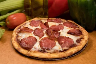 美味香肠披萨图片