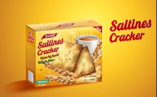 设计广告饼干饼盒