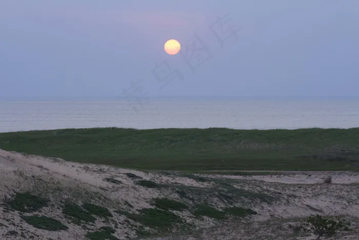 夕阳落日图片
