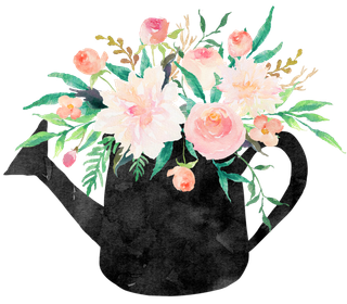 中国风国画水墨花卉素材