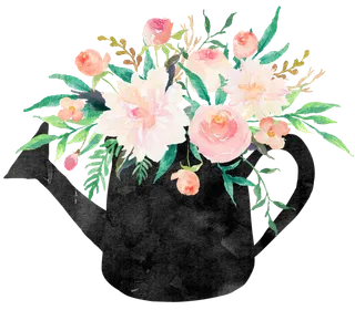 中国风国画水墨花卉素材