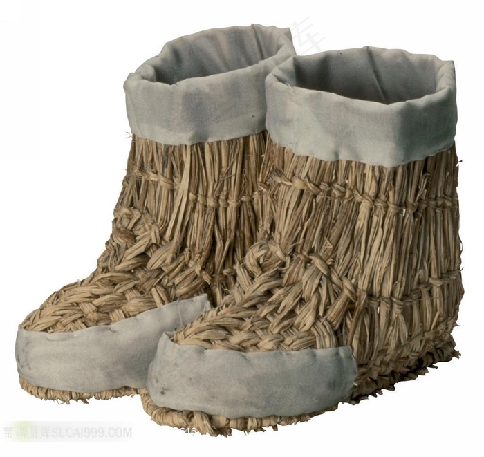 老式草鞋摄影素材