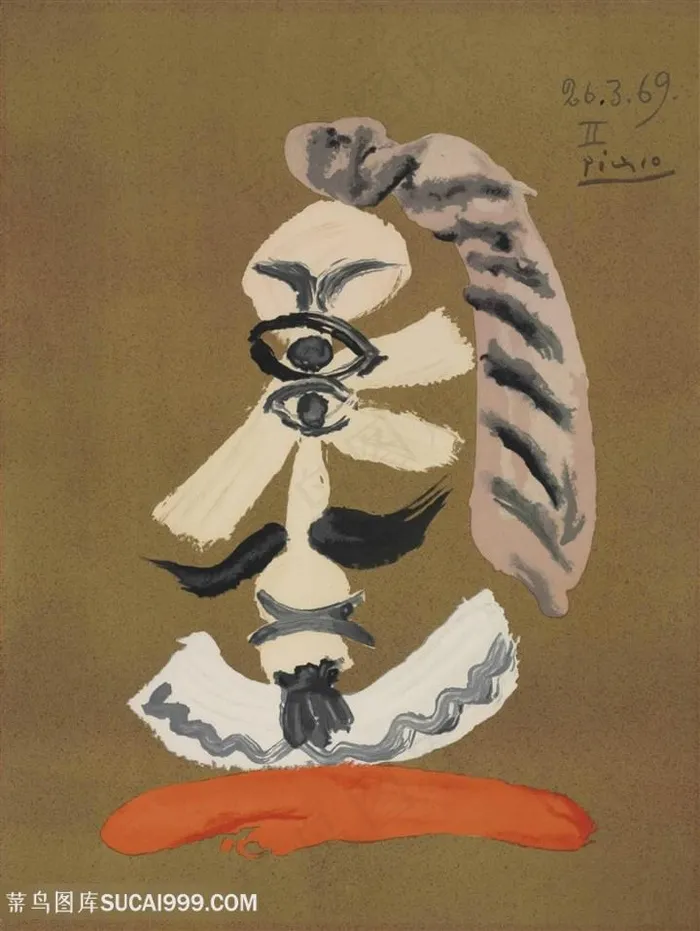 毕加索彩绘抽象装饰画 毕加索彩绘抽象装饰画